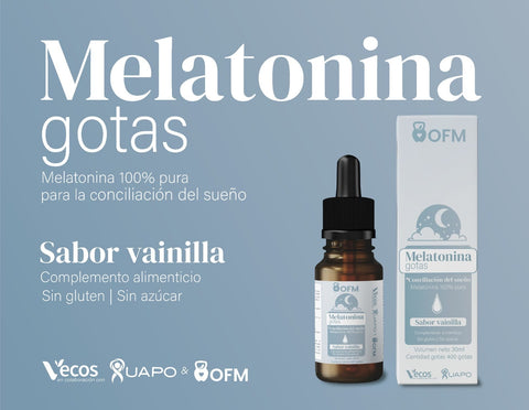 Melatonina gotas. 0,5mg por gota. 30 ml