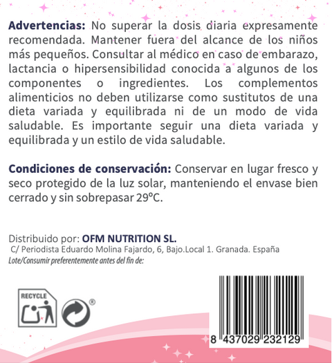 Melatonina + Magnesio + Vitamina B6. 90 cápsulas