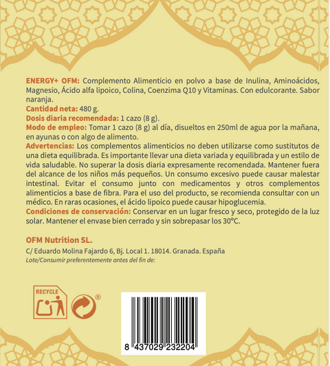 ENERGY+ OFM®. 480g