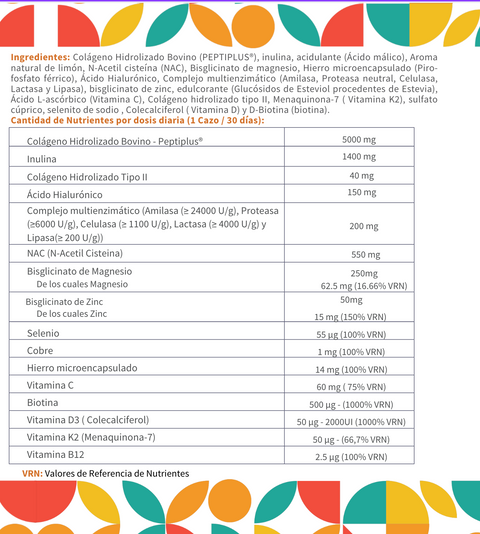 Colágeno Inmuno Bovino OFM®. 300g