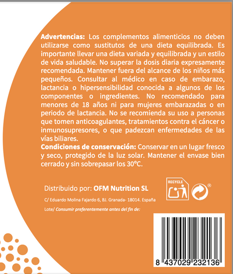 Extracto de Cúrcuma Cursol® +Mix Probióticos+ Pimienta. 60 Cápsulas